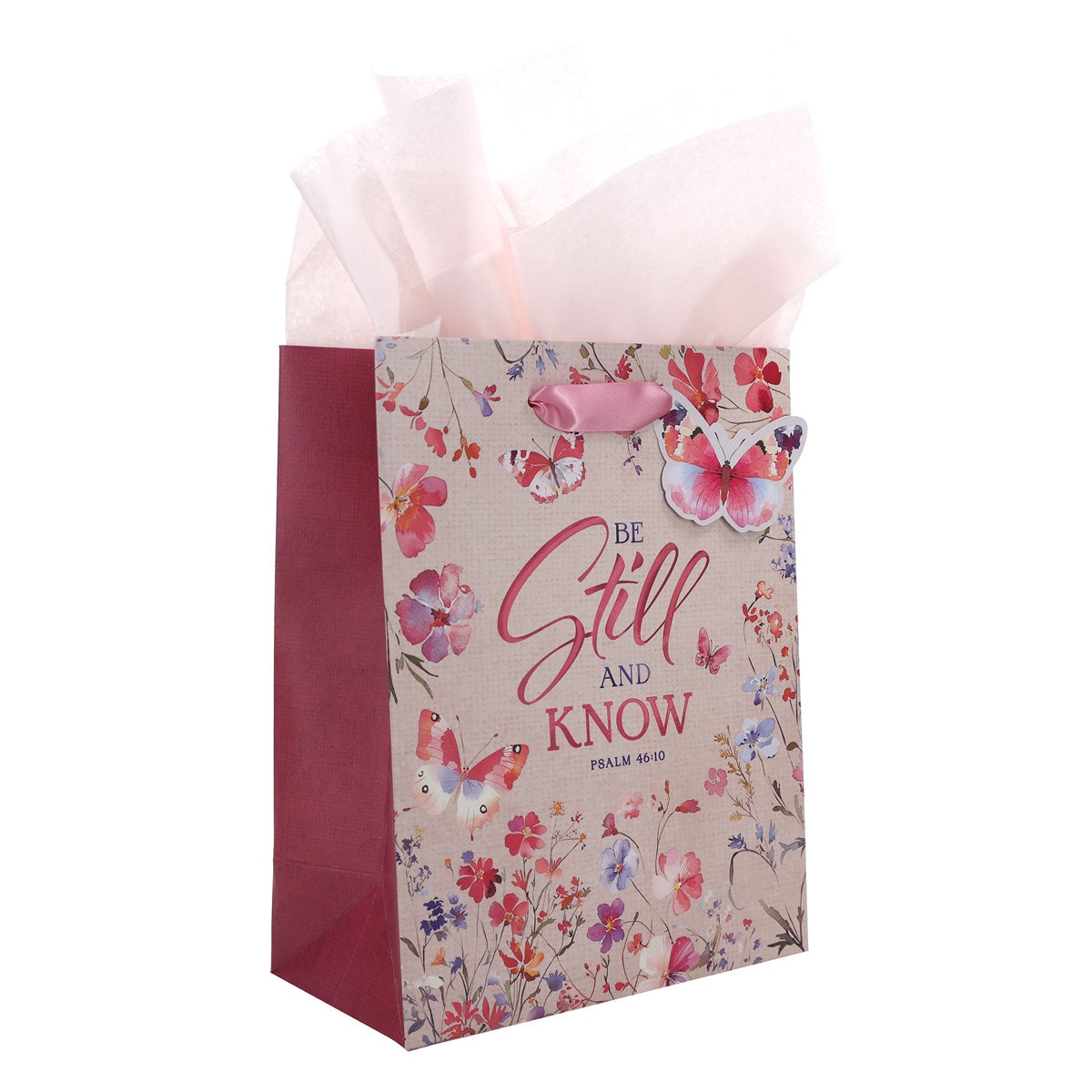 Be Still and Know Medium Gift Bag with Gift Tag