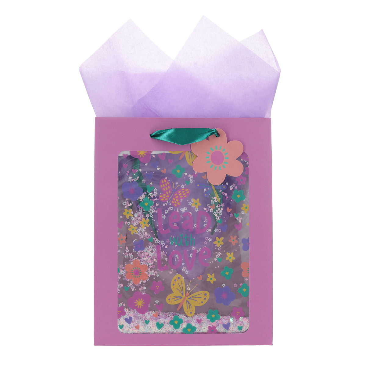 Lead with Love Medium Gift Bag with Gift Tag