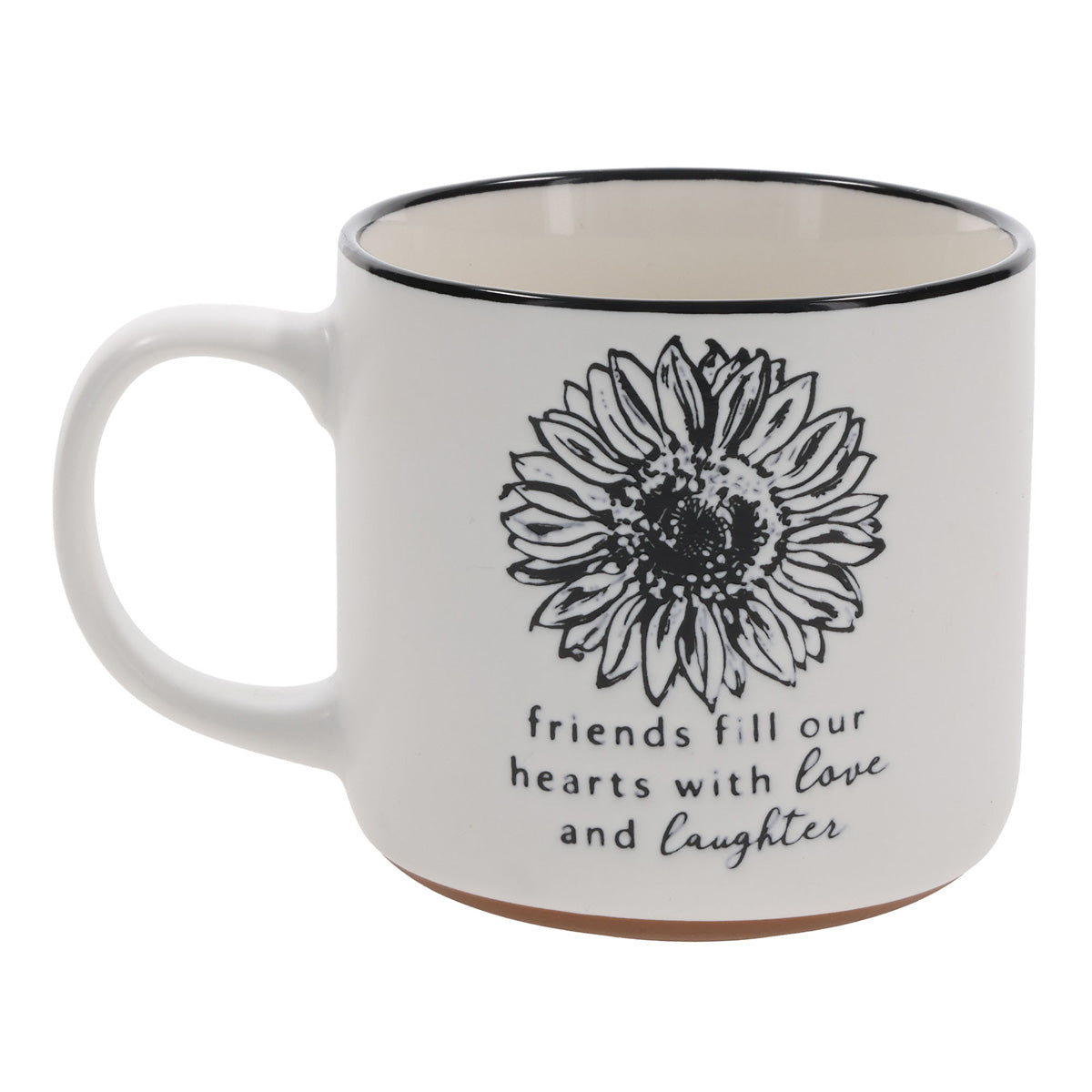 Friends Fill Our Hearts with Love and Laughter Ceramic Mug