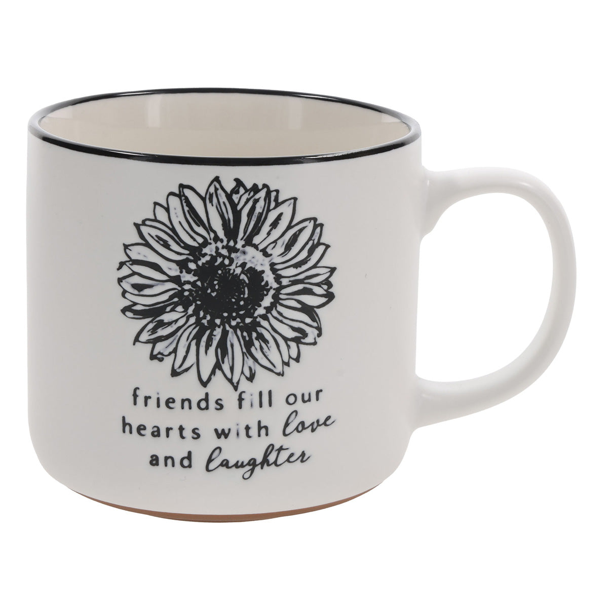 Friends Fill Our Hearts with Love and Laughter Ceramic Mug