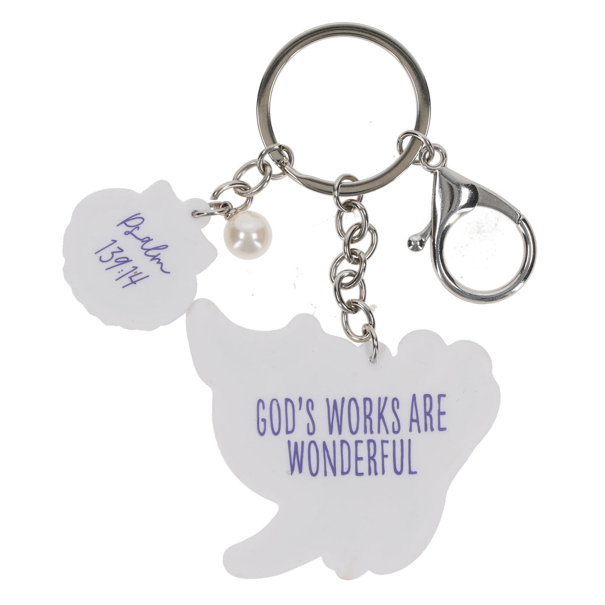 God's Works Are Wonderful Keychain