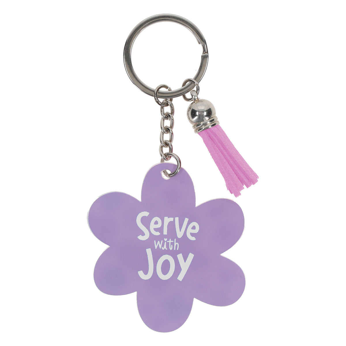 Serve with Joy Keychain