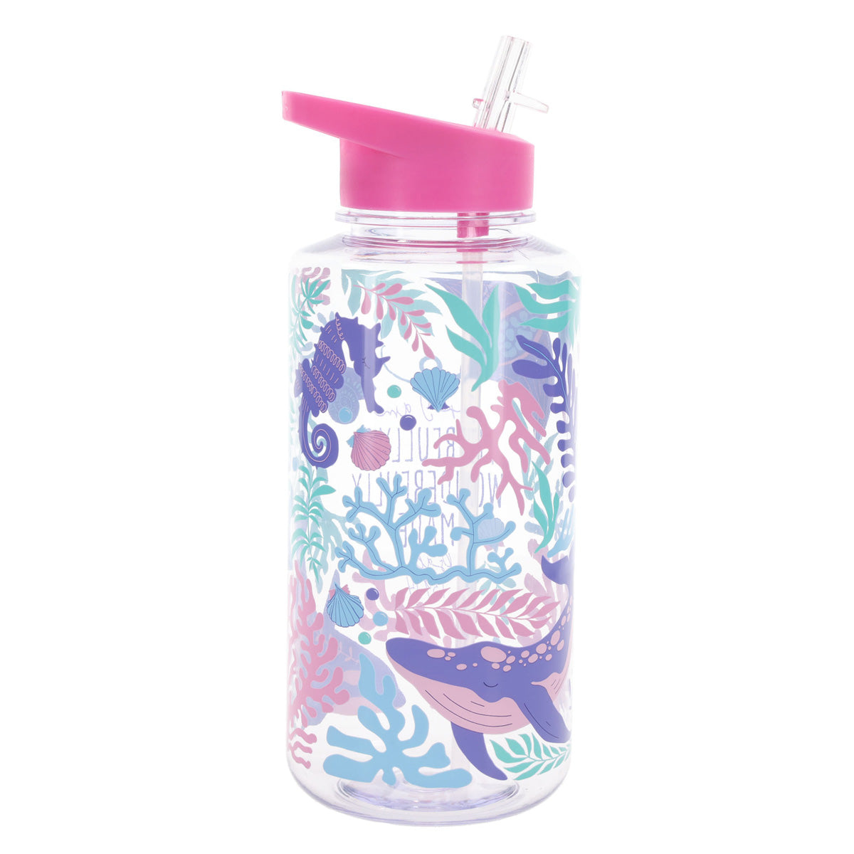For I Am Fearfully and Wonderfully Made Plastic Water Bottle