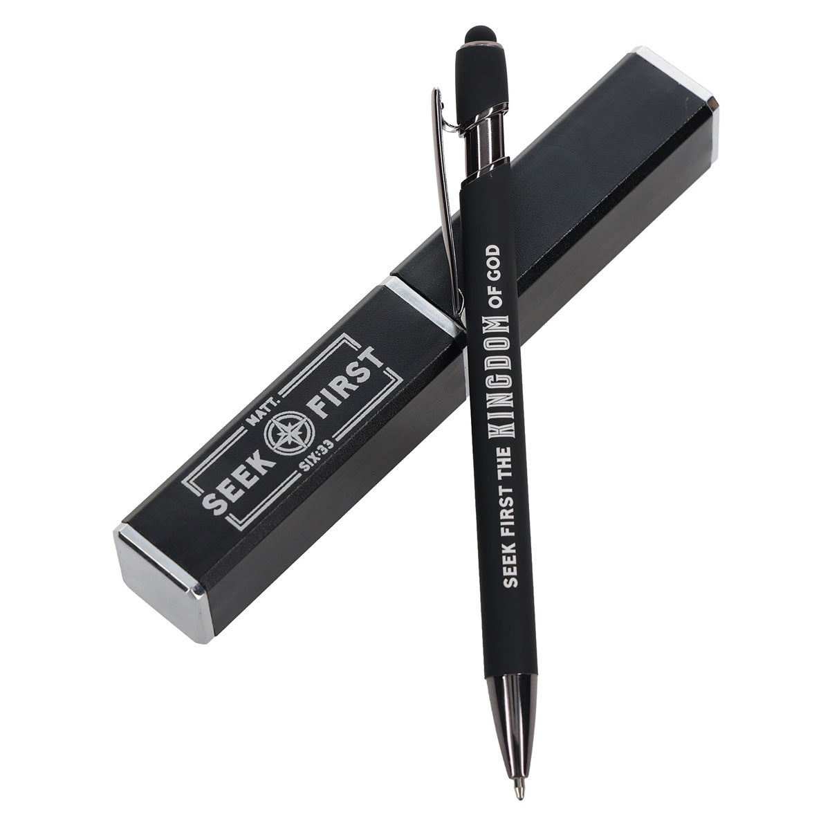 Seek First the Kingdom of God Pen and Case Gift Set