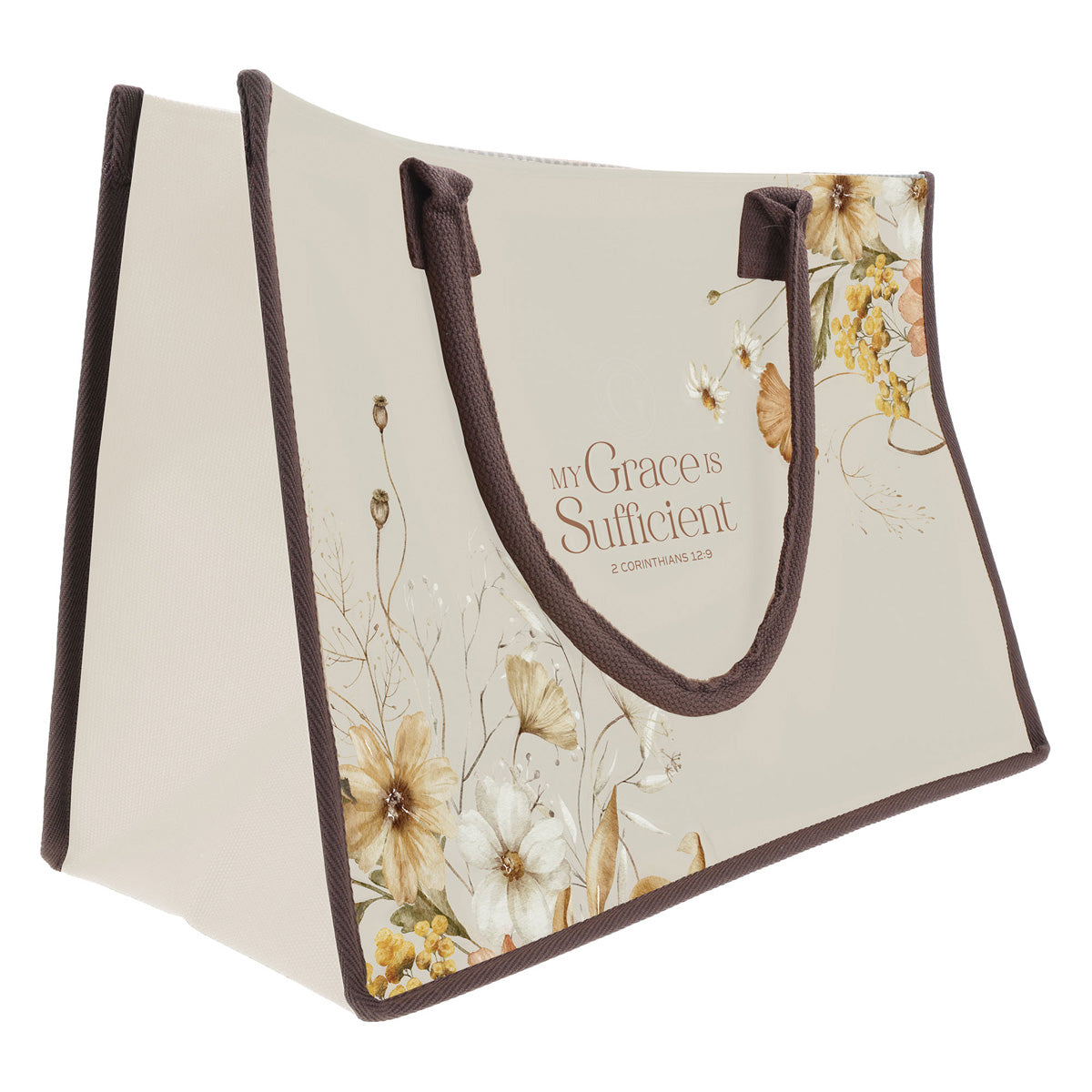 My Grace Is Sufficient Canvas Tote Bag