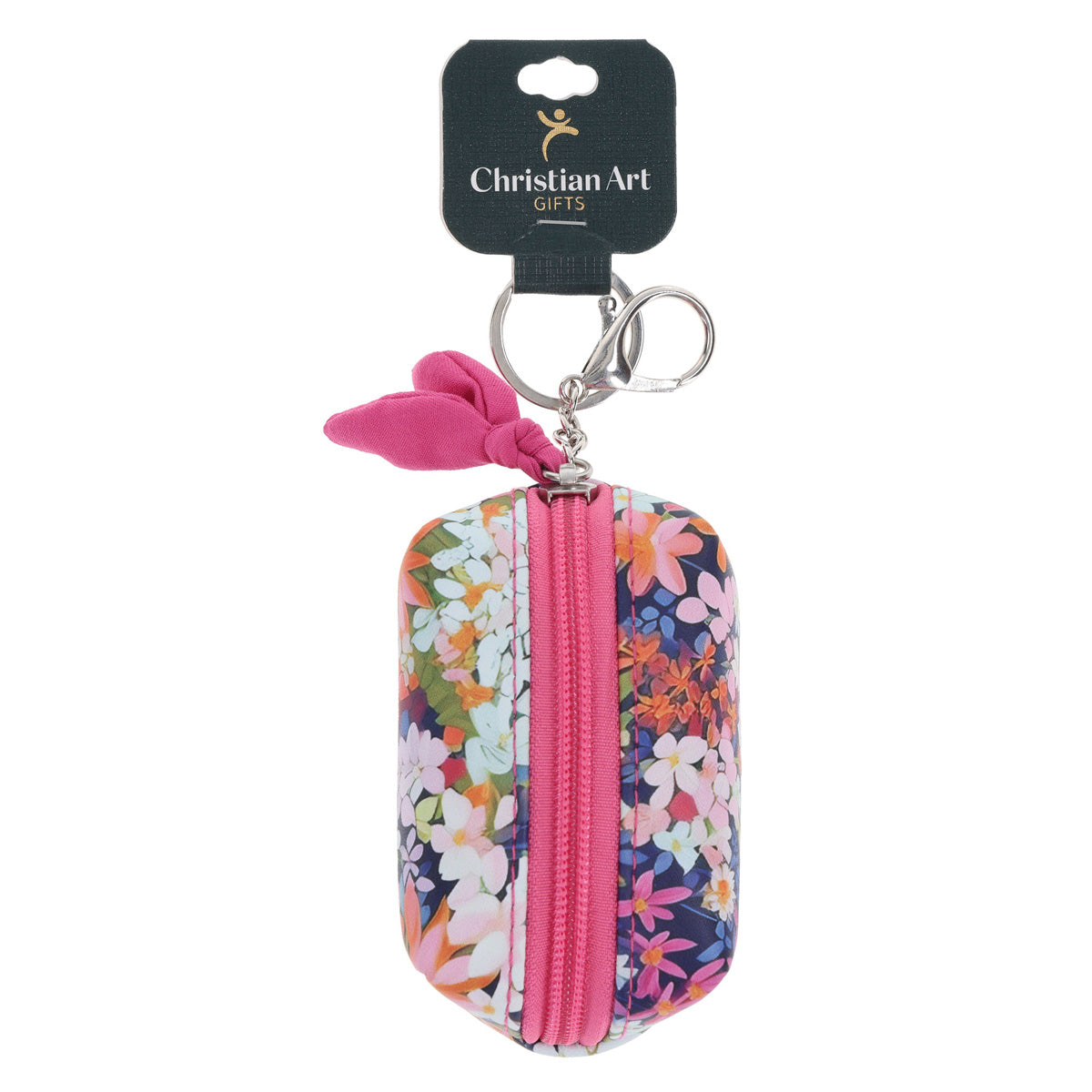 Be Joyful in Hope Faux Leather Keychain