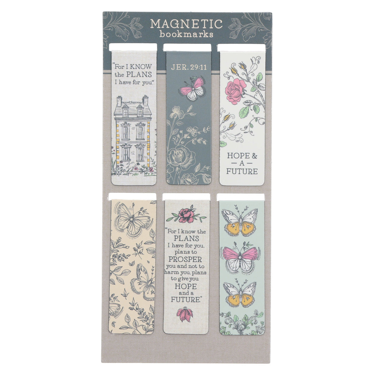 Hope and a Future Six-Piece Magnetic Bookmark Set