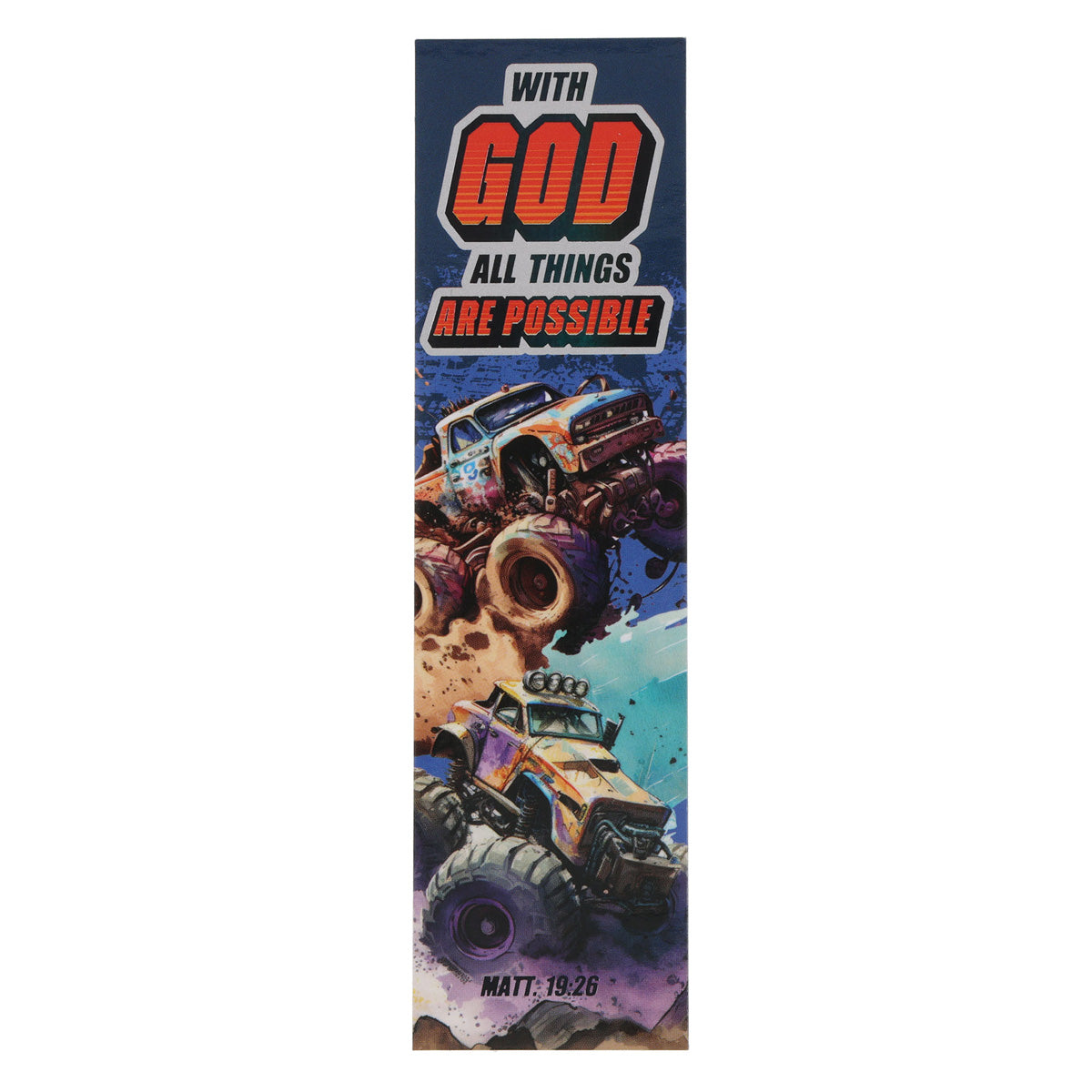 With God All Things Are Possible Ten-Piece Sunday School Bookmark Set