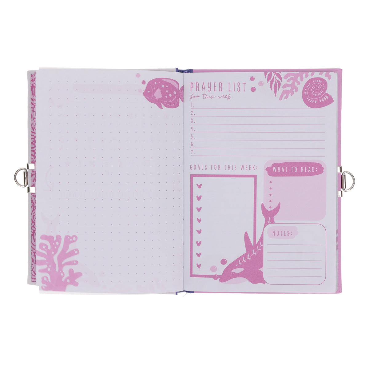 For I Am Fearfully & Wonderfully Made Hardcover Secret Diary with Lock and Key