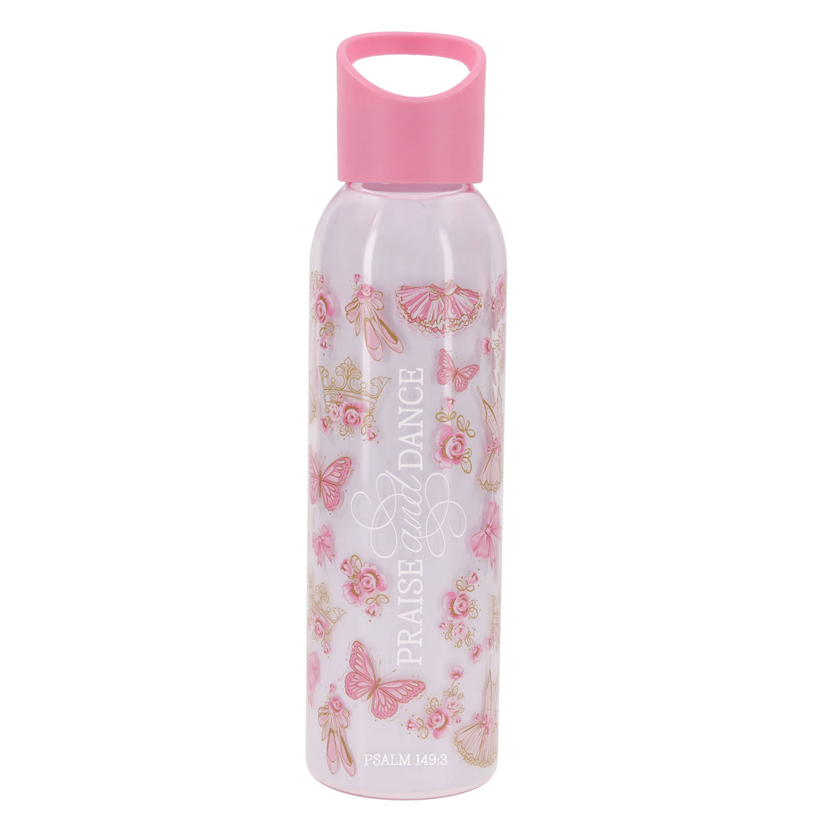 Praise and Dance Plastic Water Bottle