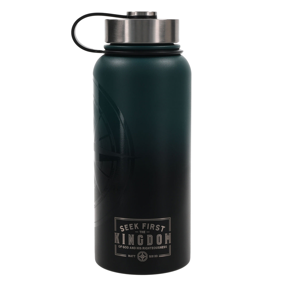 Seek First the Kingdom of God Stainless Steel Water Bottle