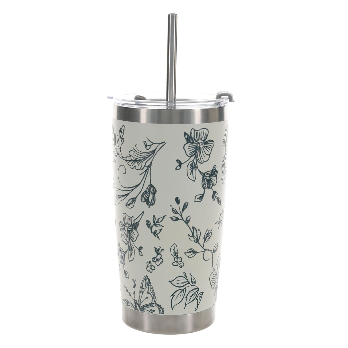 Hope and a Future Stainless Steel Travel Mug with Straw