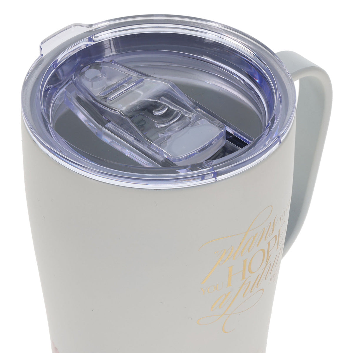 Hope and a Future Stainless Steel Travel Mug with Handle