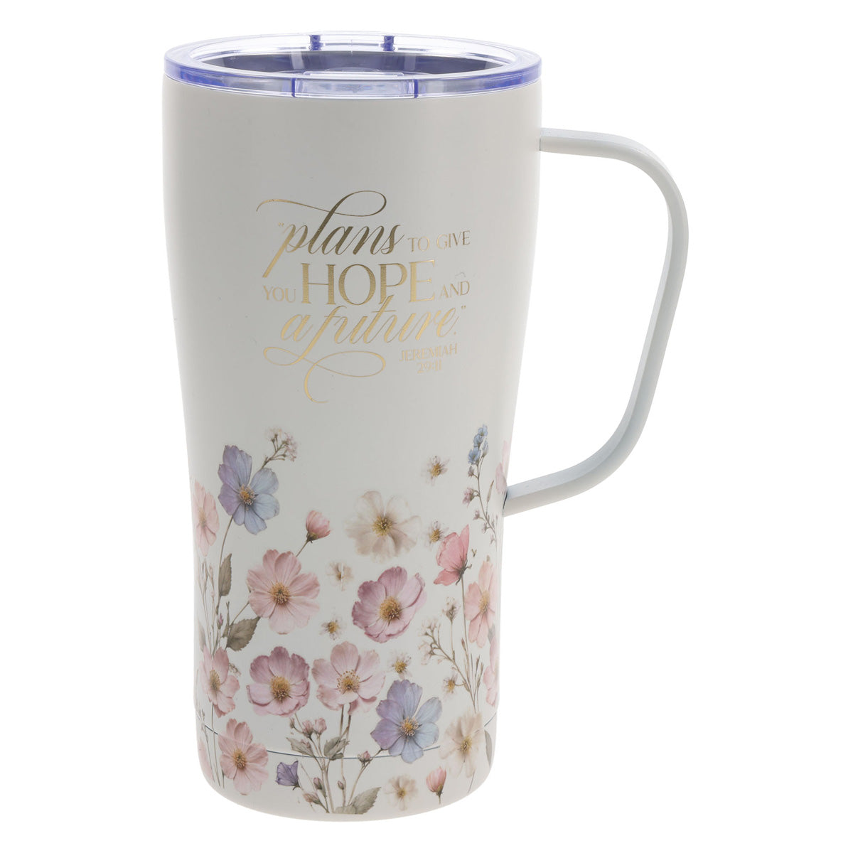 Hope and a Future Stainless Steel Travel Mug with Handle