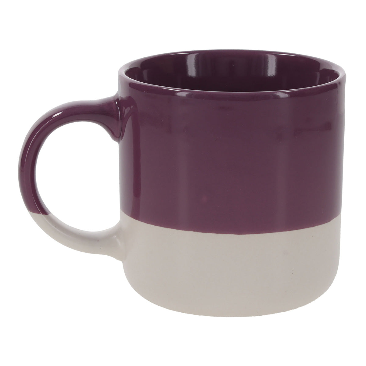 Seek First White and Purple Ceramic Mug