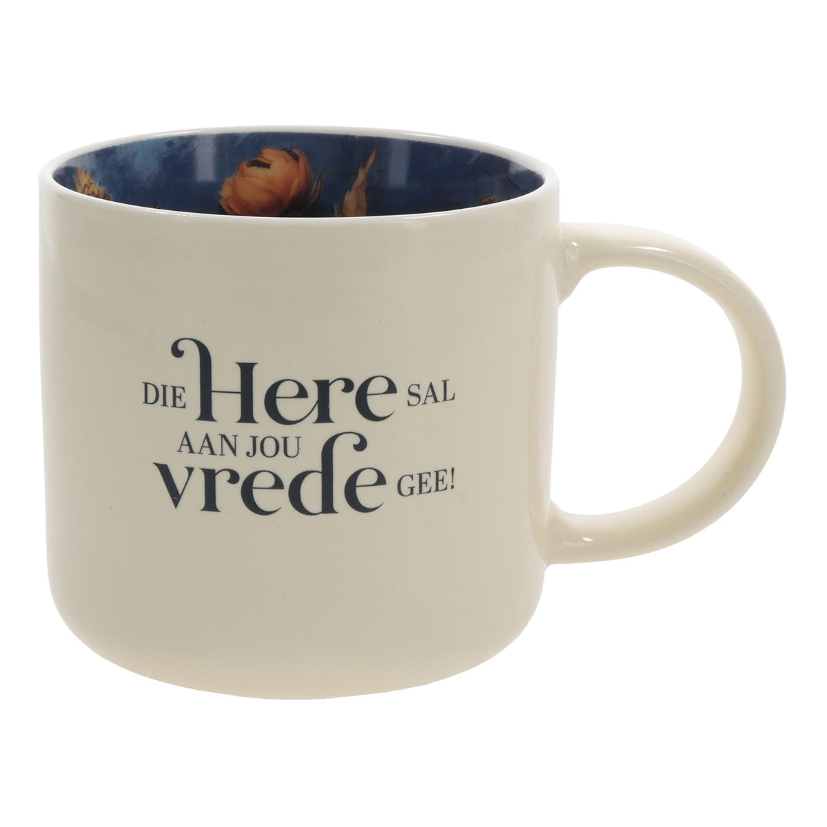 Die Here Sal aan Jou Vrede Gee Afrikaans Ceramic Mug
