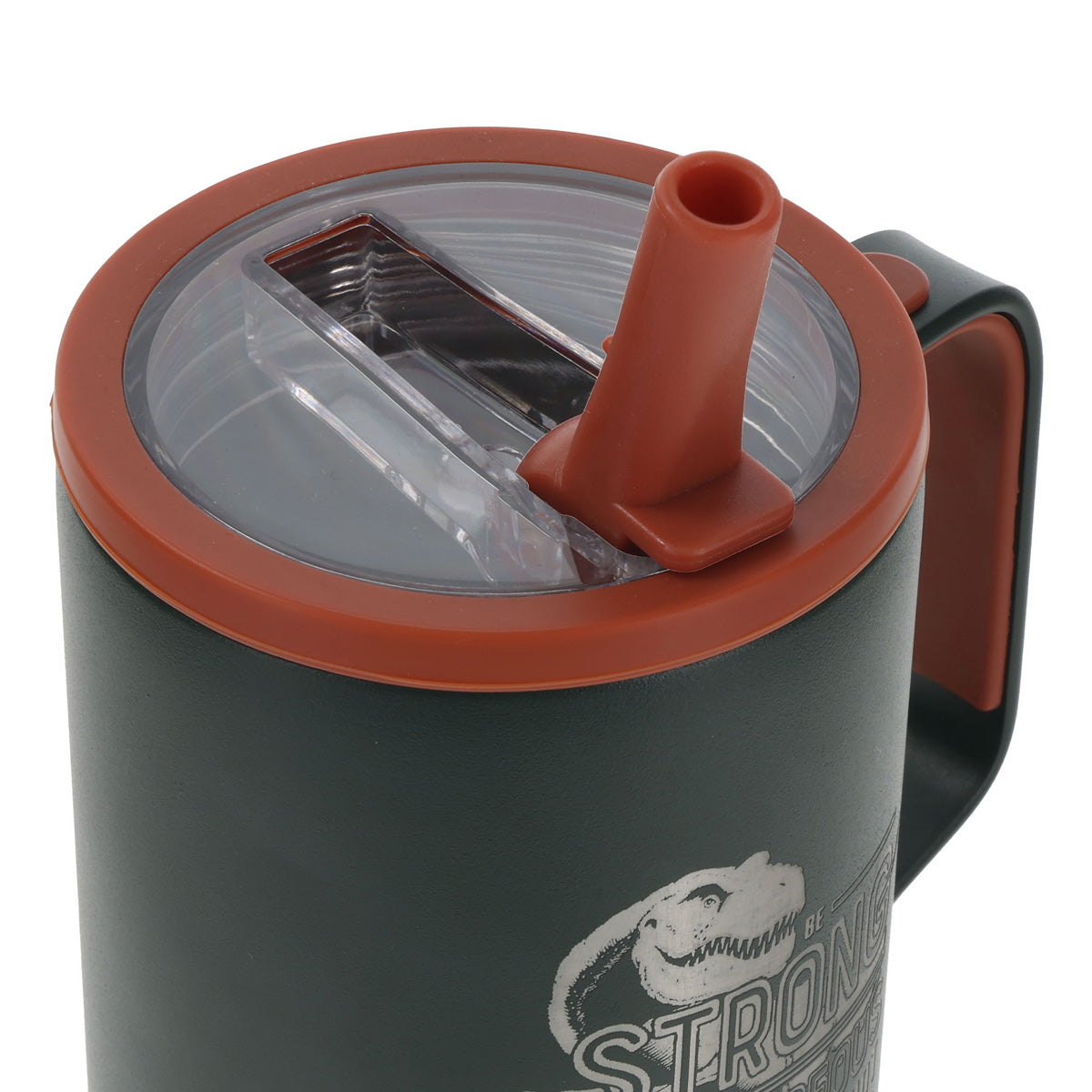 Travel Mug - Be Strong and Courageous (Stainless Steel, with Handle)