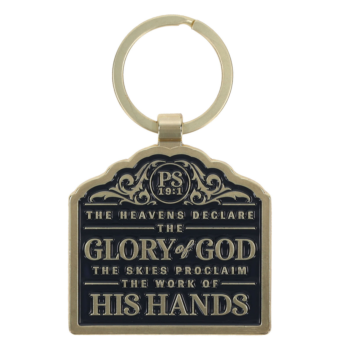 Glory of God Metal Keychain