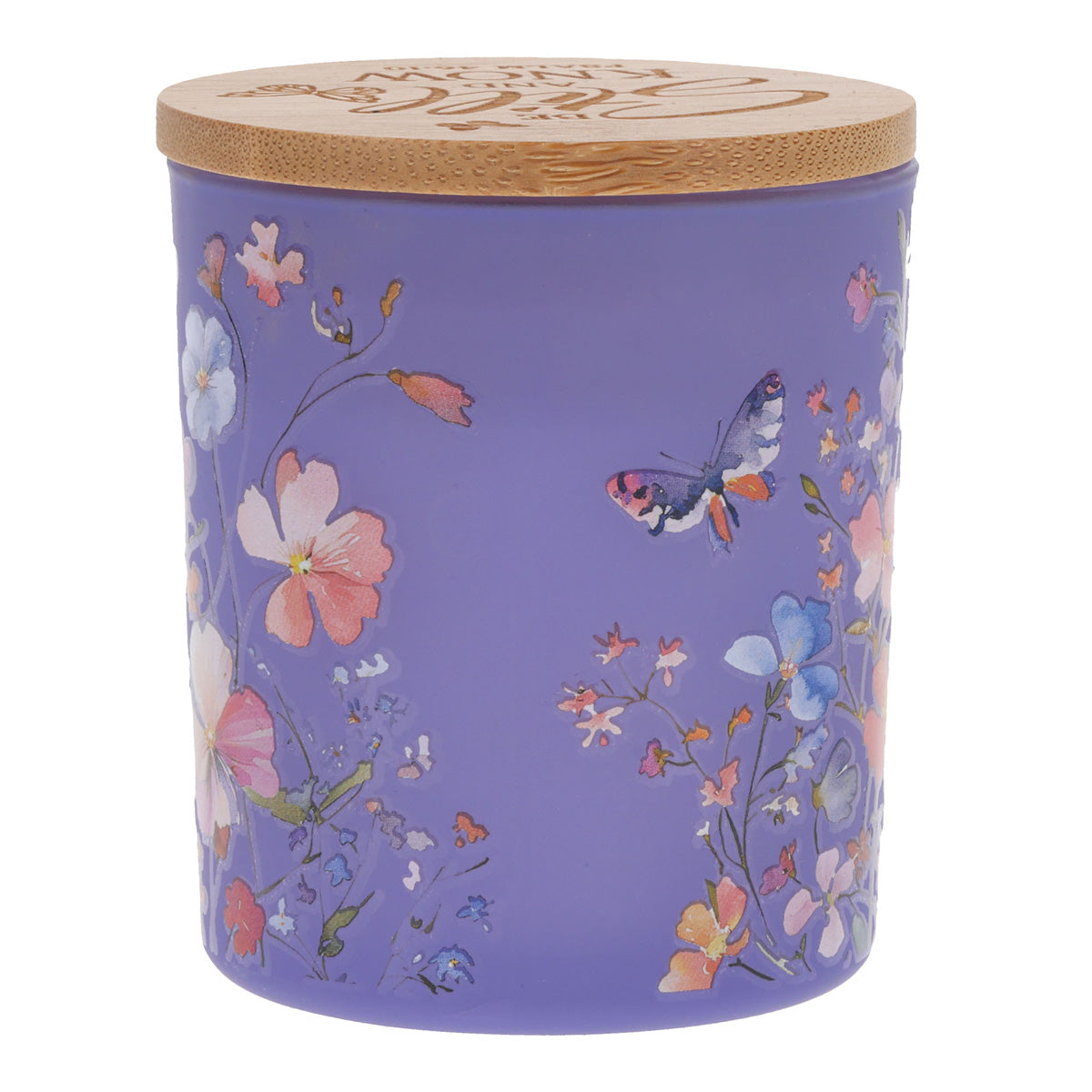 Be Still and Know Vanilla Meadow Scented Candle with Bamboo Lid
