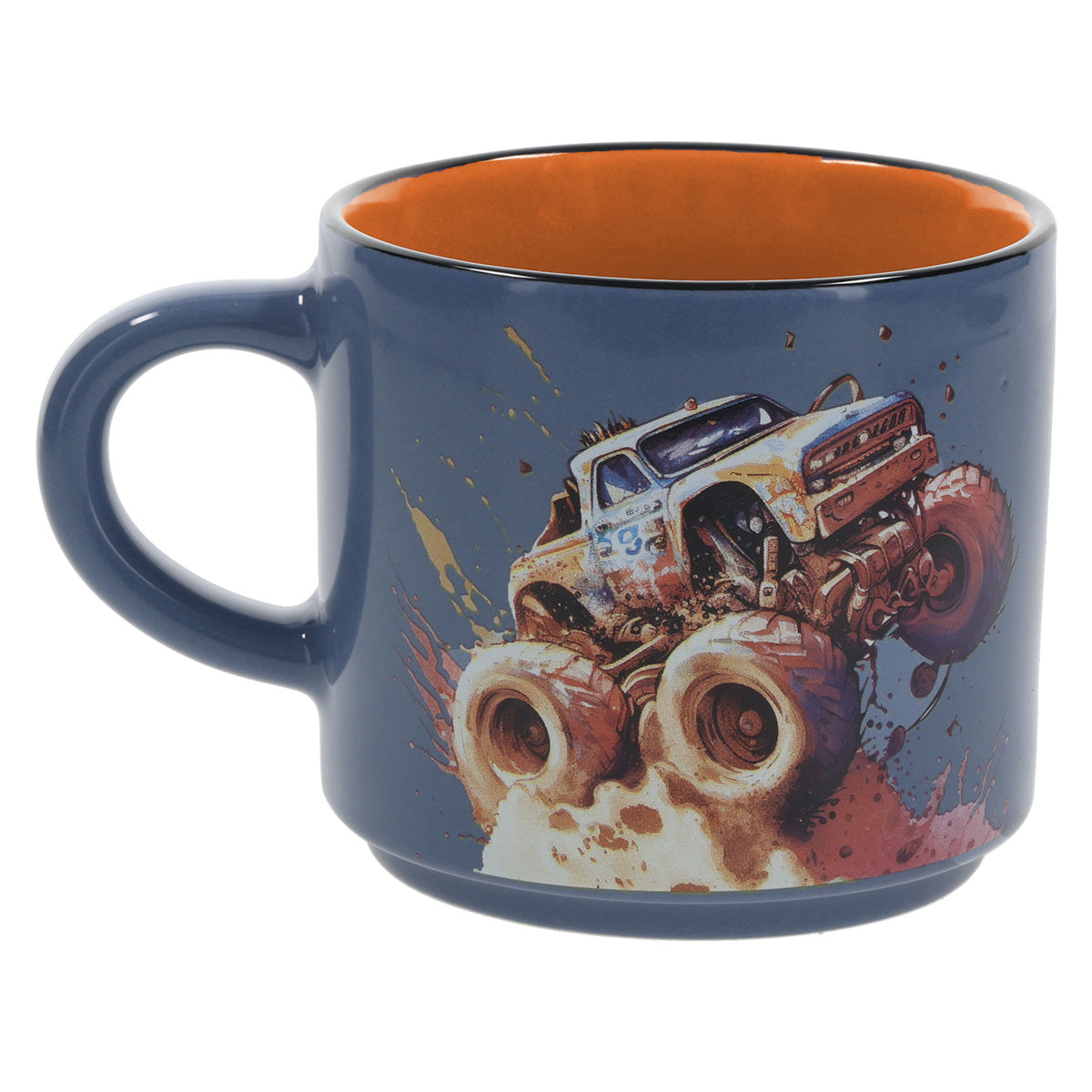 With God All Things Are Possible Blue Ceramic Mug