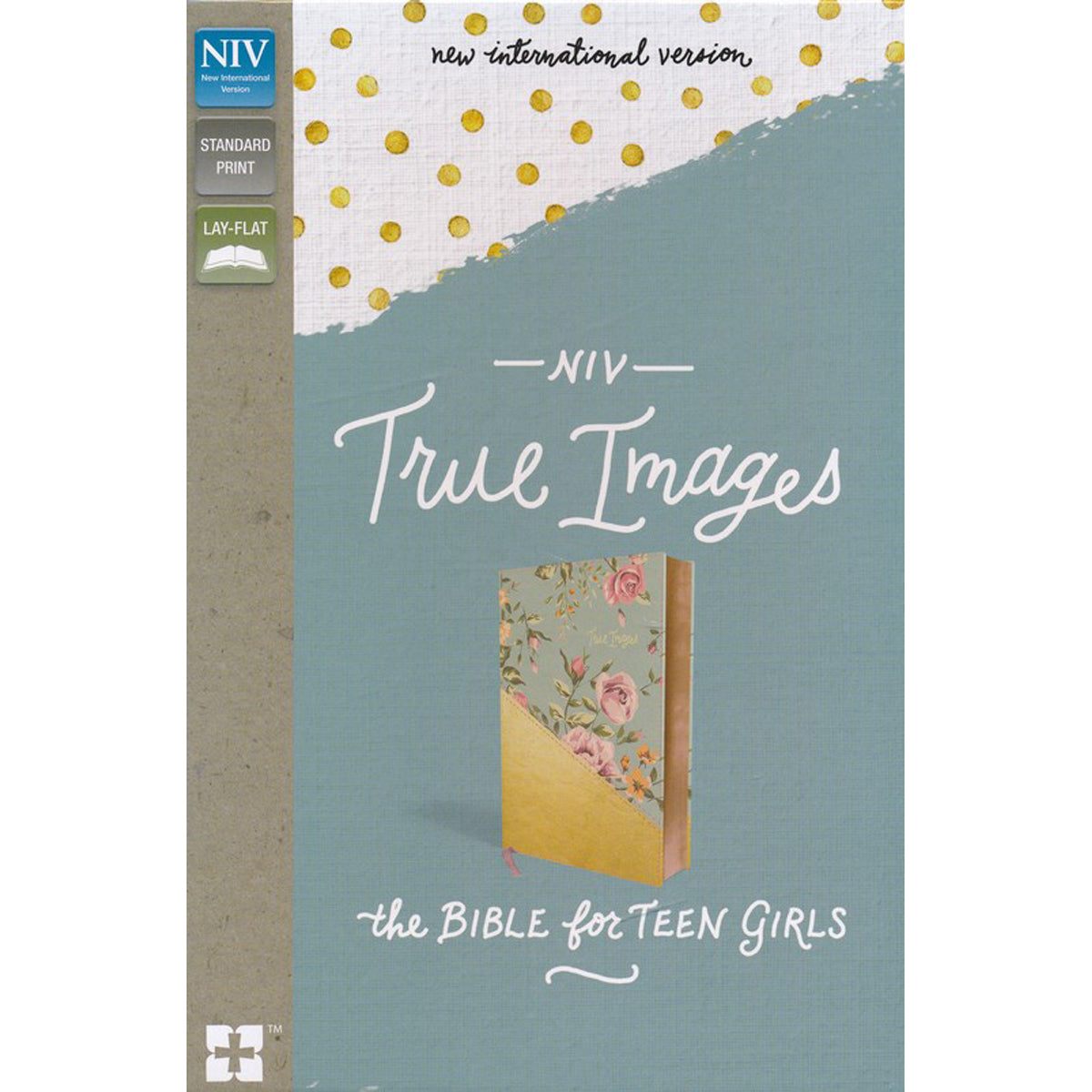 NIV True Images Bible Blue / Gold (Imitation Leather)