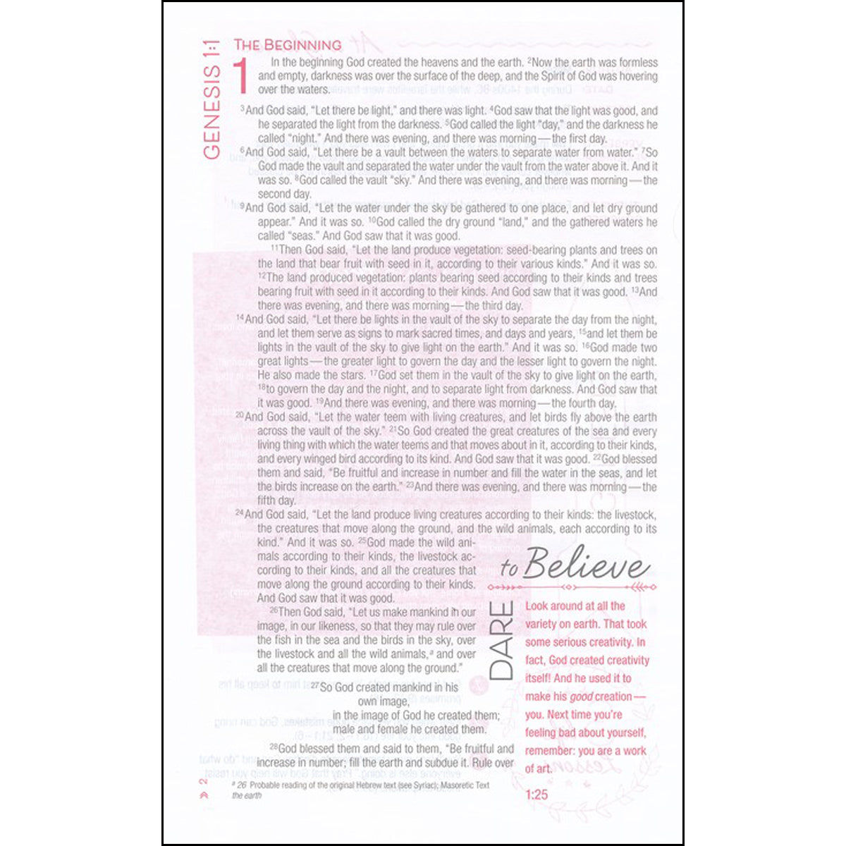 NIV True Images Bible Pink (Imitation Leather)