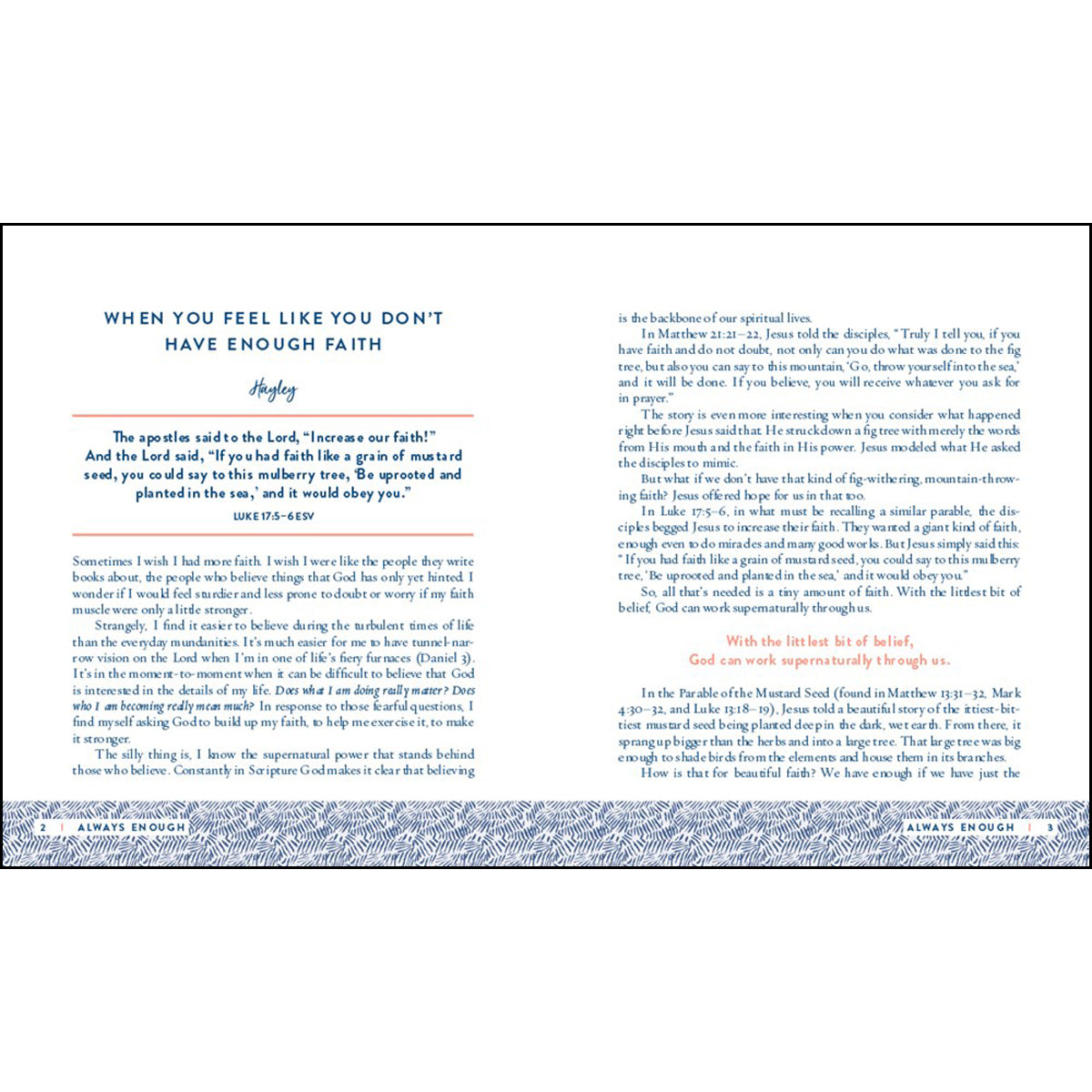 Always Enough, Never Too Much (Hardcover)