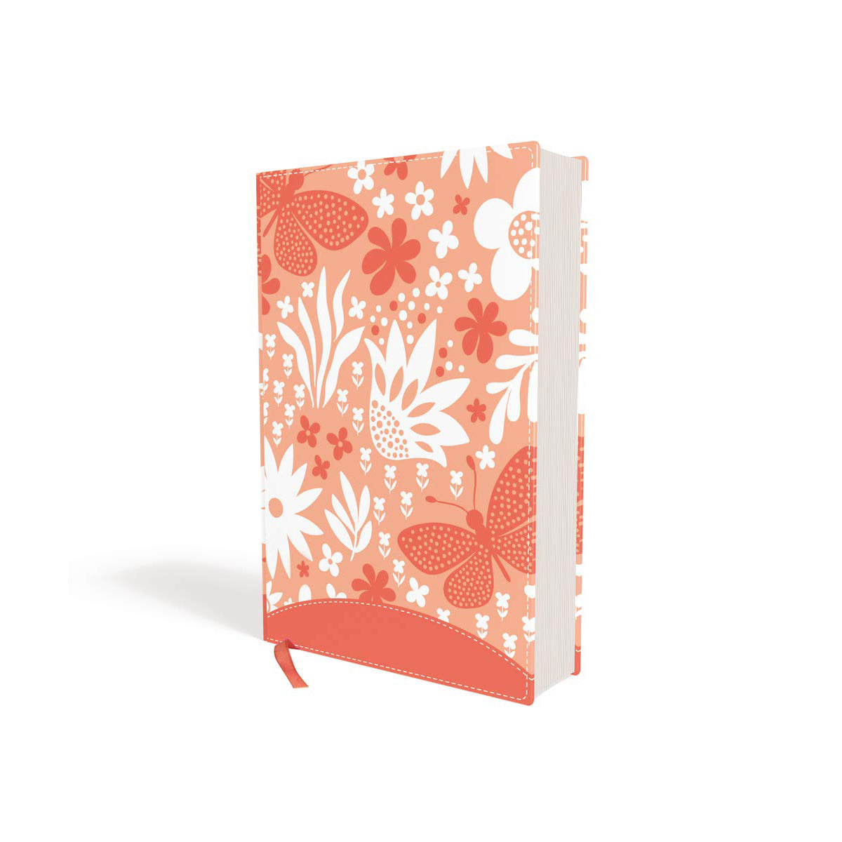 NIV Compact Giant Print Red Letter Bible For Girls Coral (Comfort Print)(Imitation Leather)