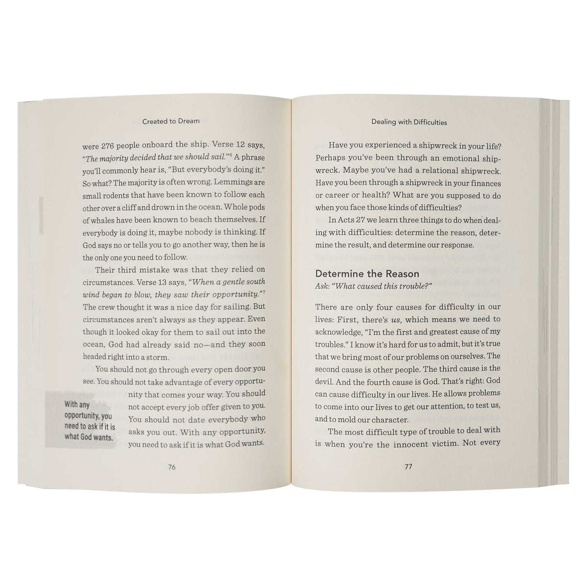 Created to Dream: 6 Phases God Uses To Grow Your Faith (Paperback)