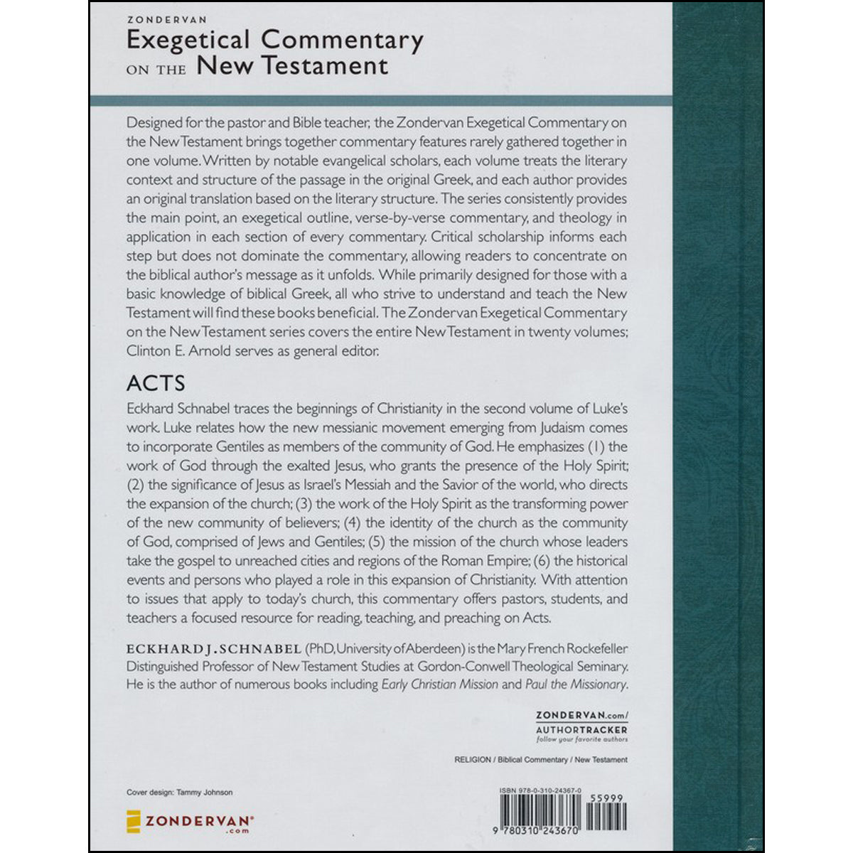 Acts (Zondervan Exegetical Commentary On The New Testament)(Hardcover)