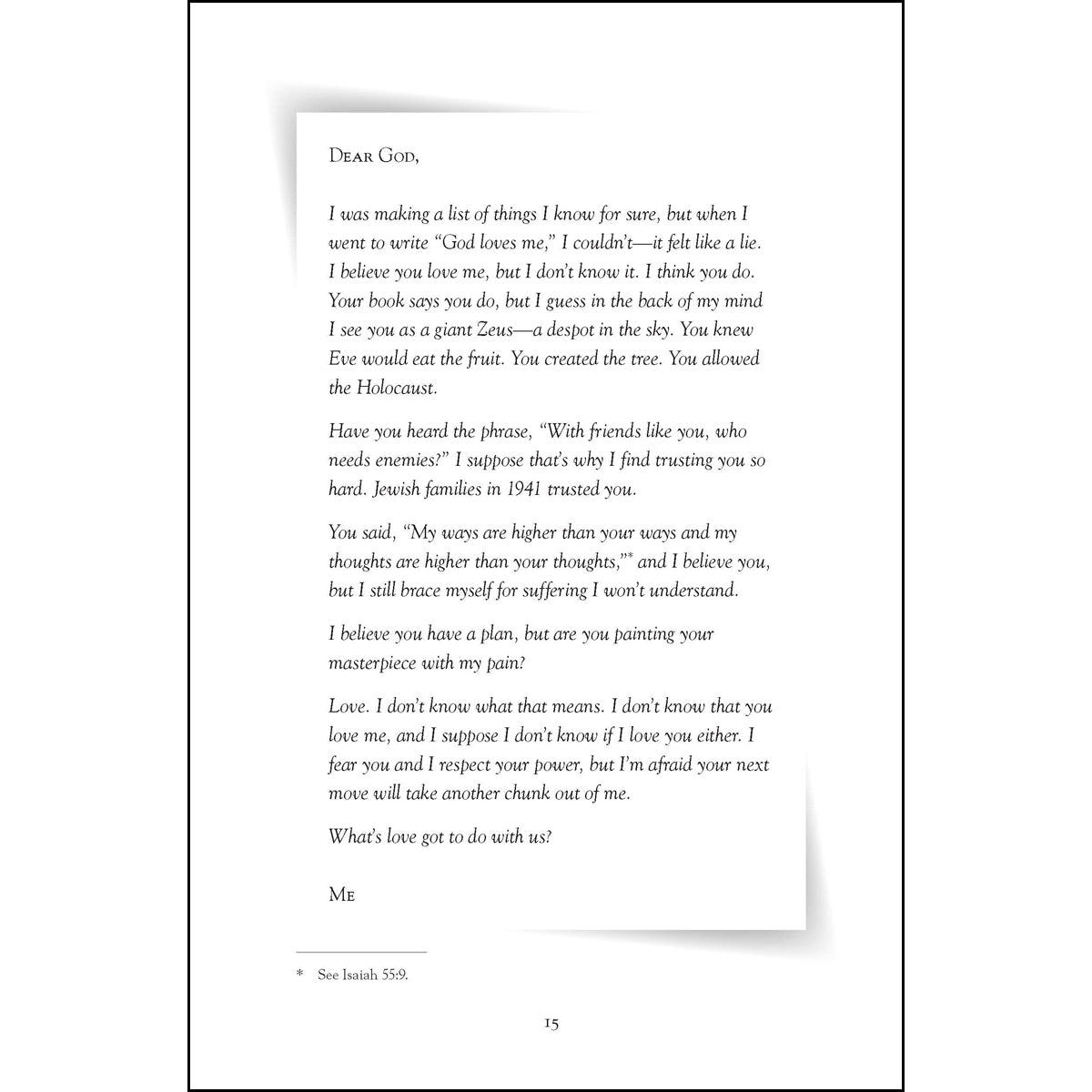 Dear God: Honest Prayers To A God Who Listens (Hardcover)