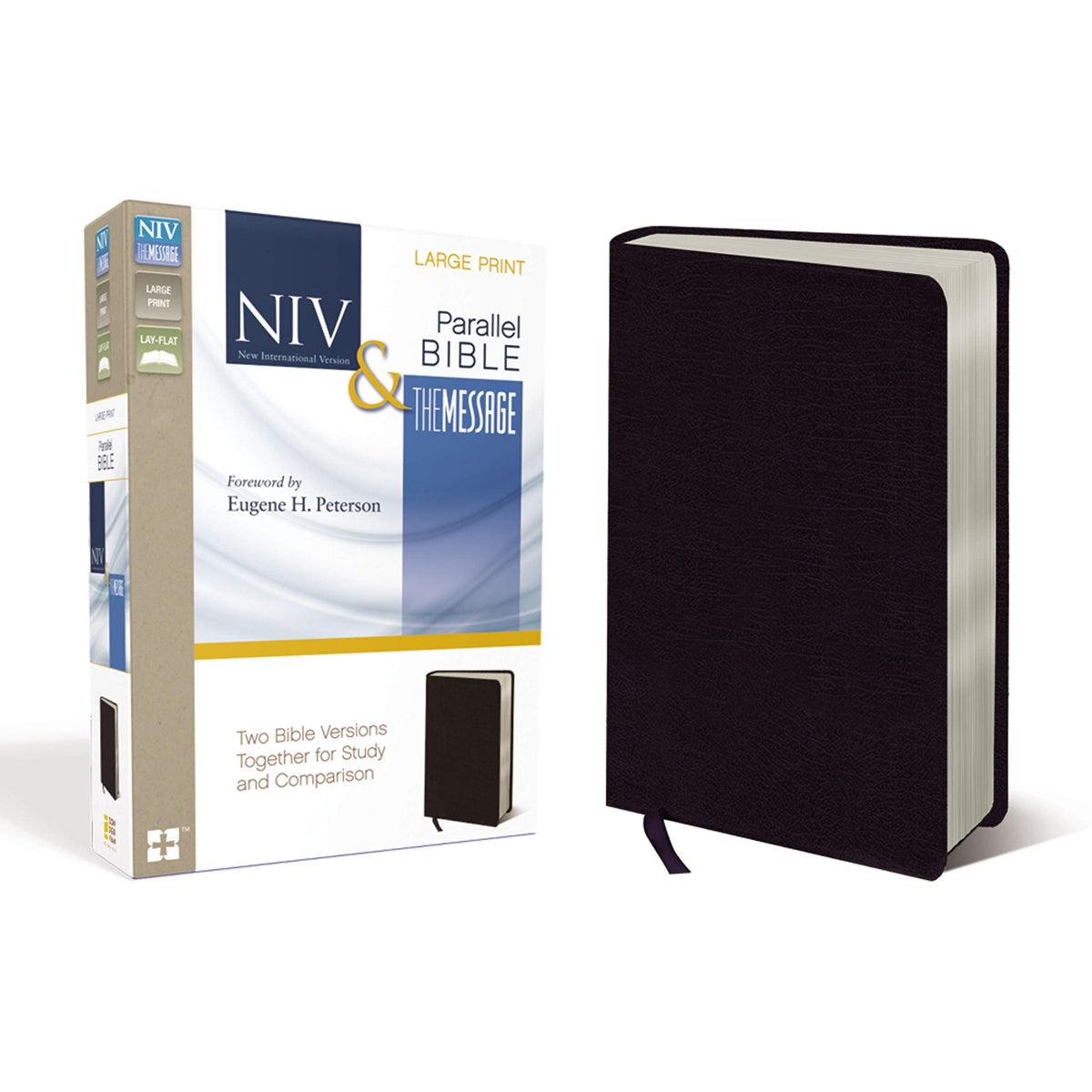 NIV / The Message Parallel Bible Large Print (Bonded Leather)