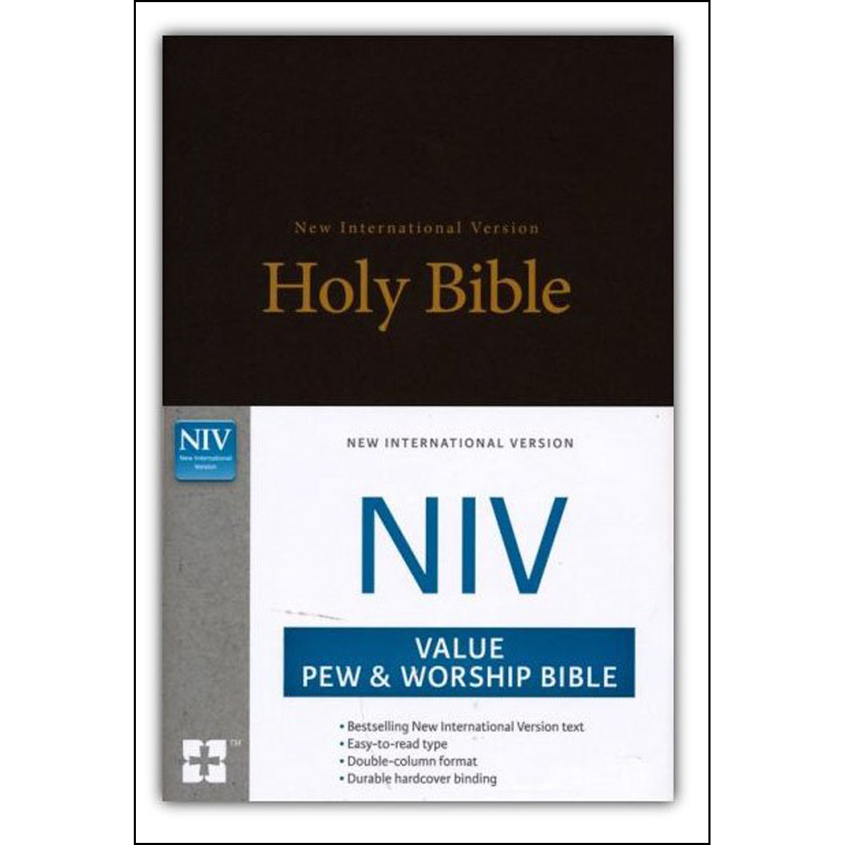 NIV Value Pew And Worship Bible Brown (Hardcover)