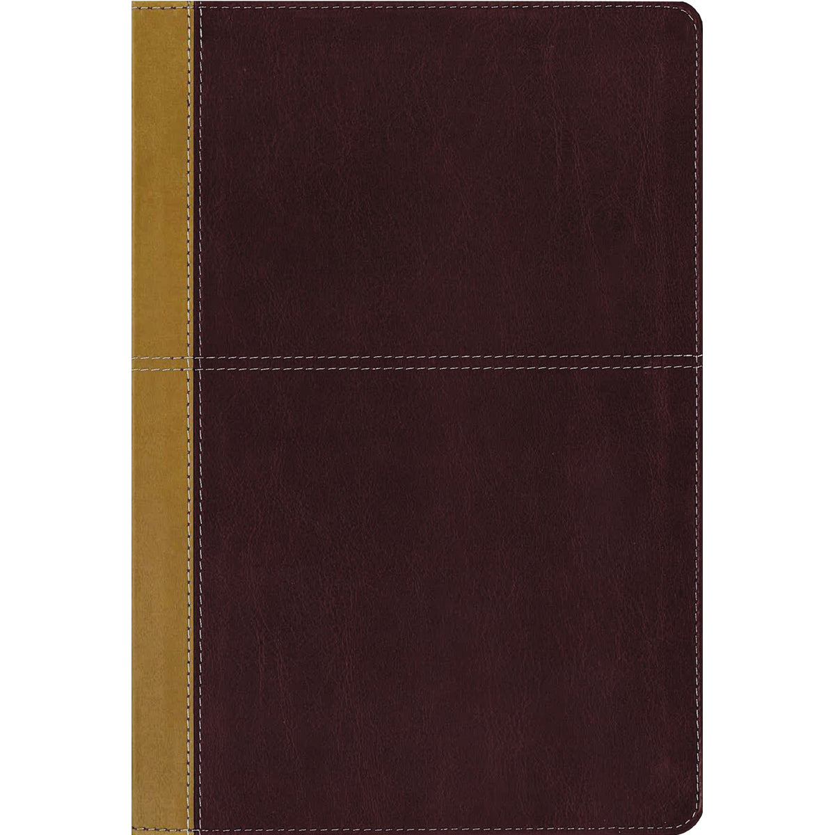 KJV / Amplified Parallel Large Print Tan / Burgundy Red Letter (Imitation Leather, Ribbon Marker)