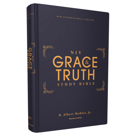NIV The Grace And Truth Study Bible Red Letter (Comfort Print)(Hardcover)