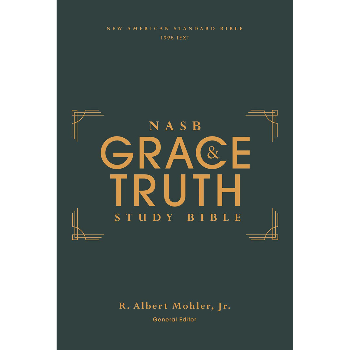 NASB The Grace And Truth Study Bible (1995) Red Letter Green (Comfort Print)(Hardcover)