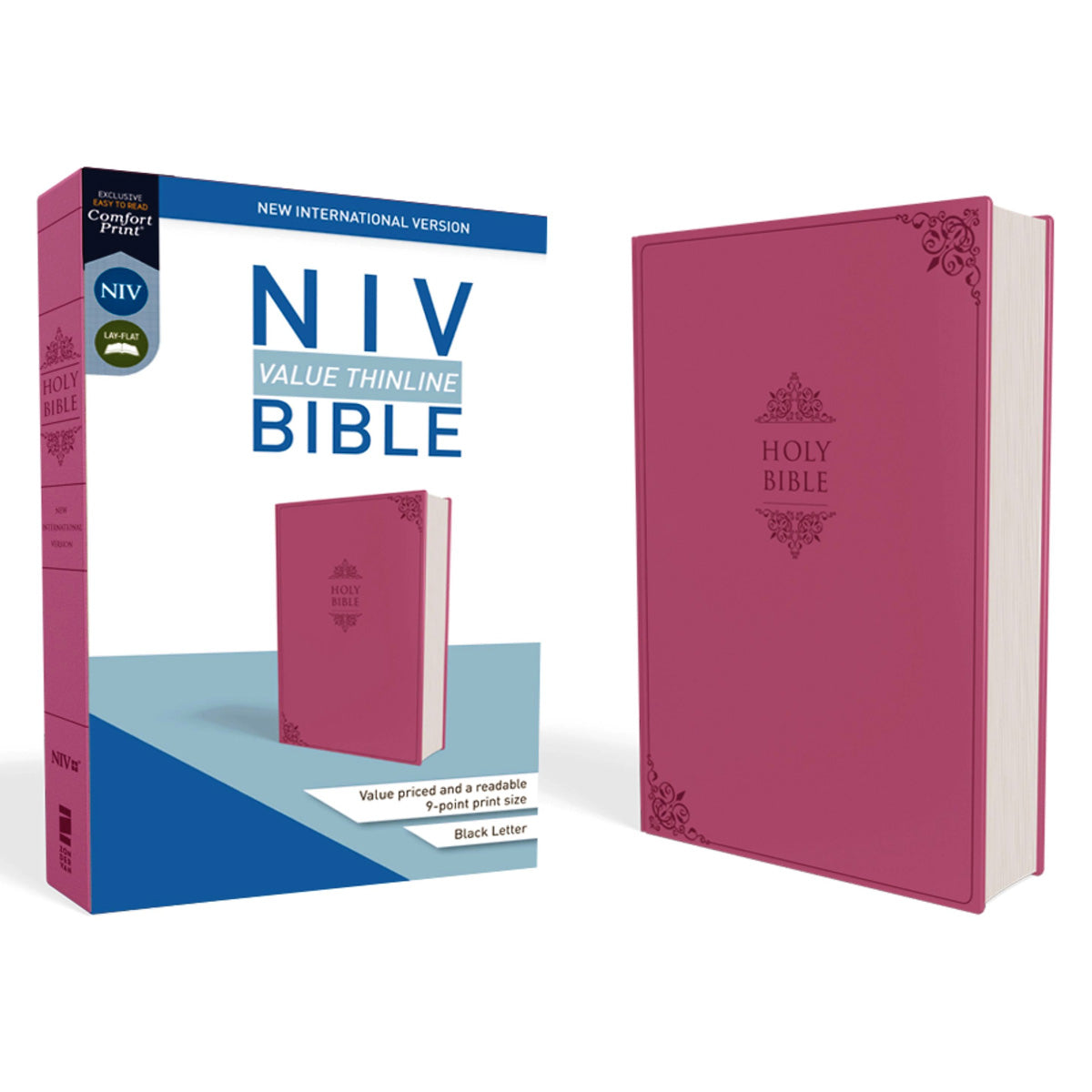 NIV Value Thinline Bible Pink (Comfort Print)(Imitation Leather)