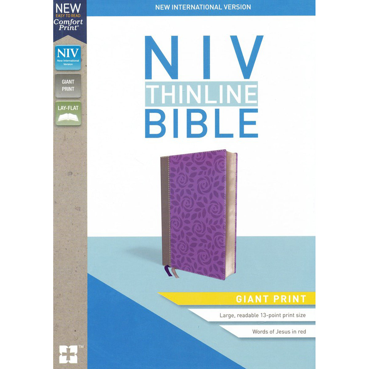 NIV Thinline Bible Giant Print Purple (Comfort Print)(Imitation Leather)