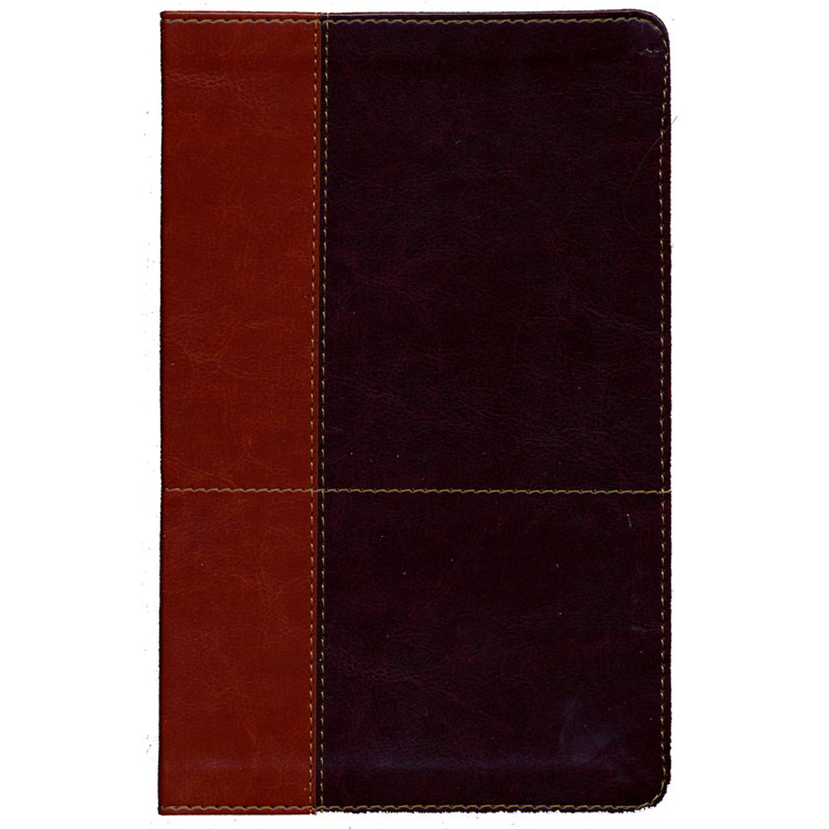 NIV Personal Size Reference Large Print Red Letter Indexed Brown (Comfort Print)(Imitation Leather)