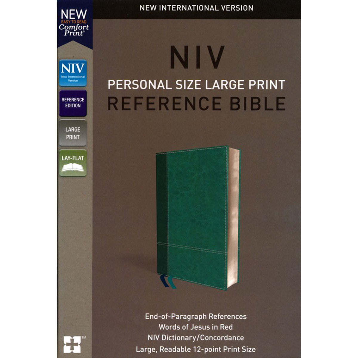 NIV P / Size Ref Large Print Red Letter Blue (Comfort Print)(Imitation Leather)