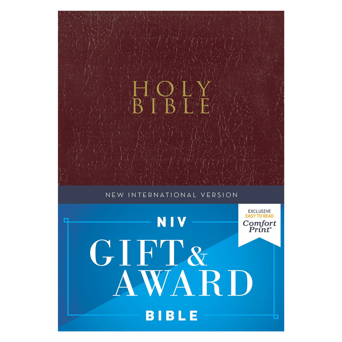 NIV Burgundy Paperback Gift & Award Bible Red Letter Edition