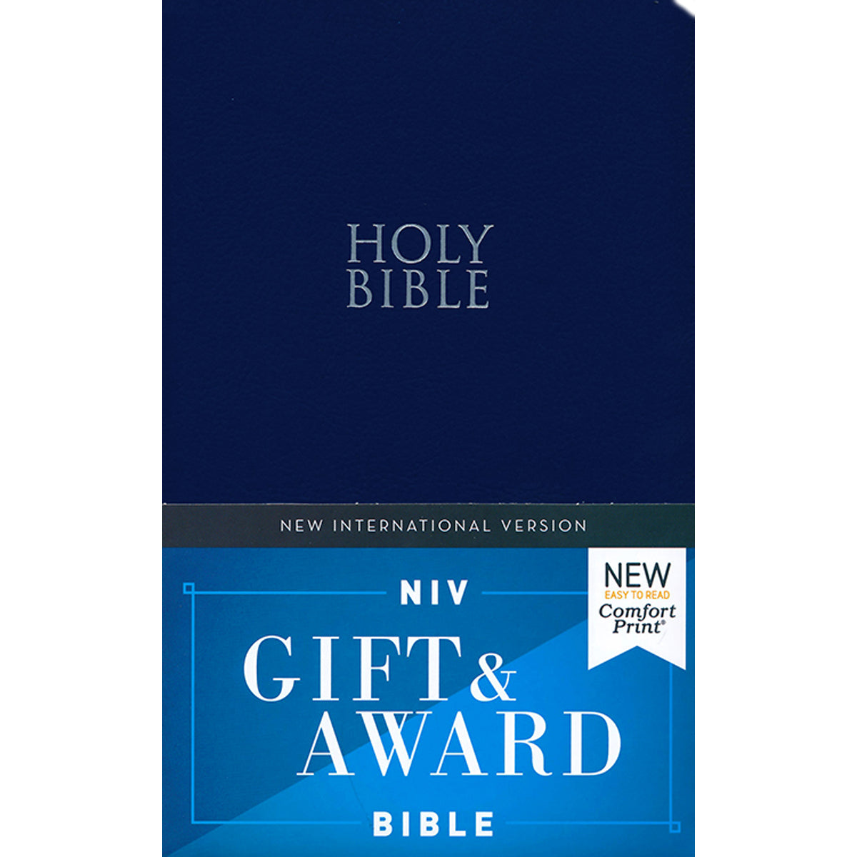 NIV Blue Paperback Gift & Award Bible Red Letter Edition Comfort Print