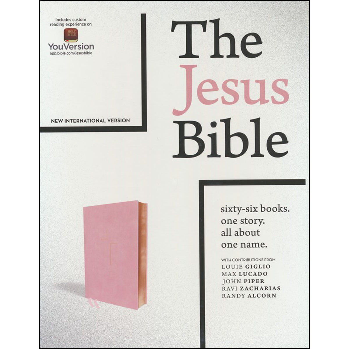NIV Jesus Bible Edition Pink (Comfort Print)(Imitation Leather)