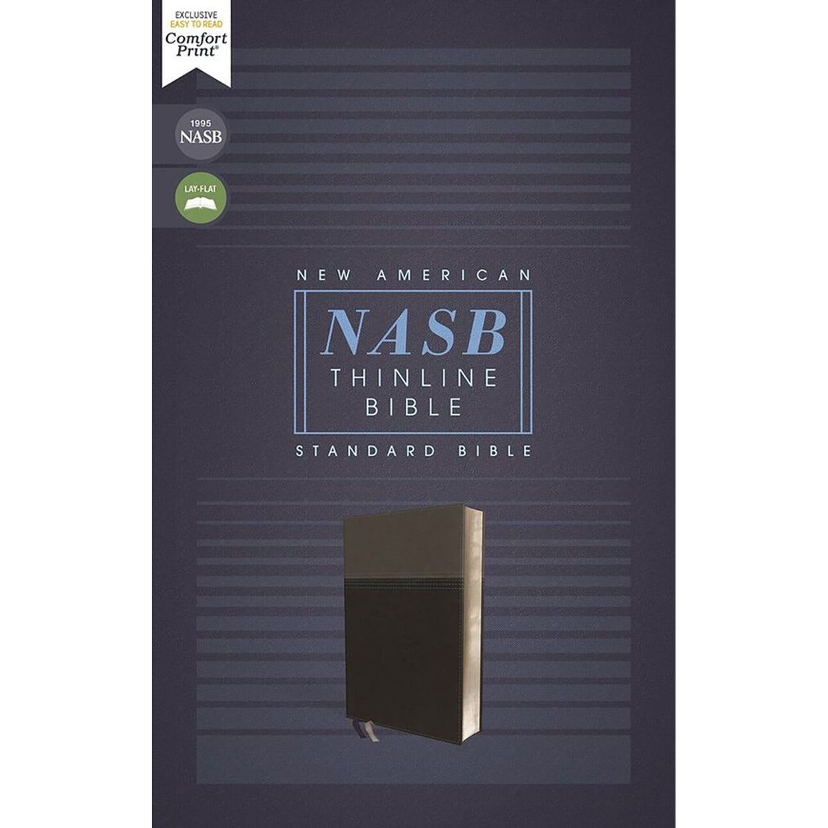 NASB Thinline Bible (1995) Red Letter Black (Comfort Print)(Imitation Leather)