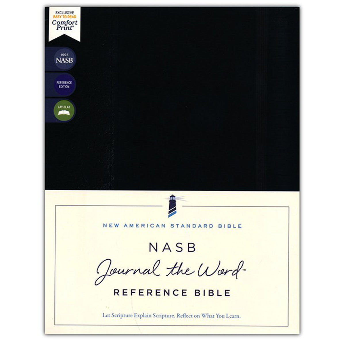 NASB (1995) Journal The Word Reference Bible, Red Letter Edition, Black (Comfort Print)(Hardcover)