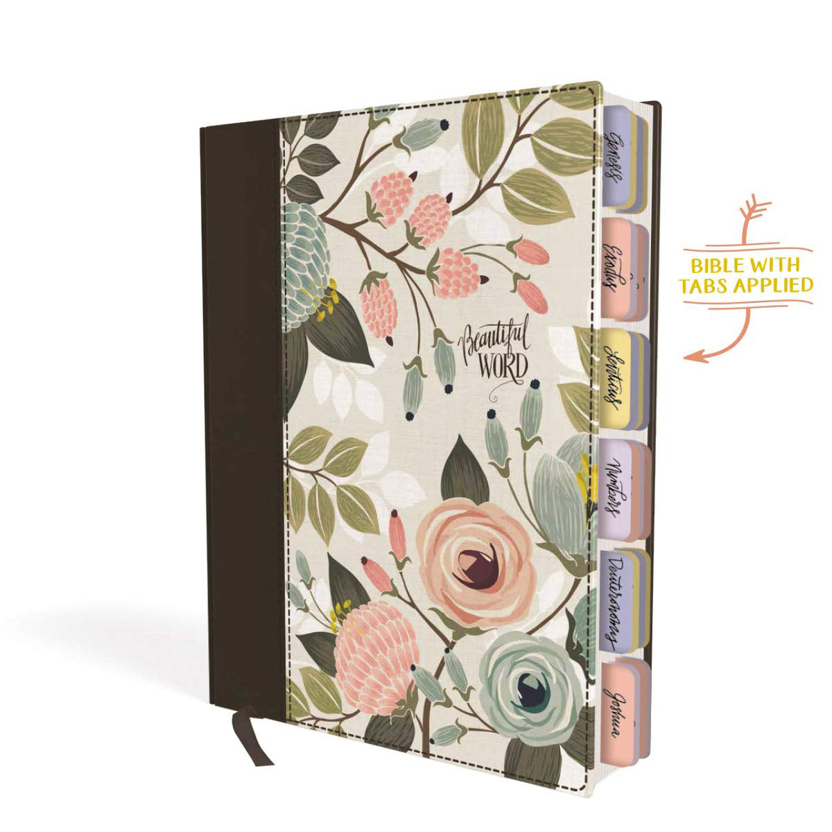 NIV Beautiful Word Bible Peel / Stick Bible Tab Multi-color (Comfort Print)(Hardcover)