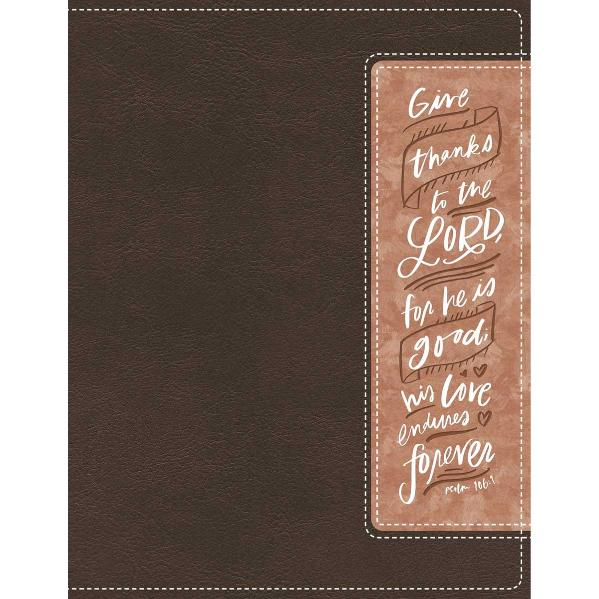 NIV Beautiful Word Bible Peel / Stick Tab Brown (Comfort Print)(Imitation Leather)