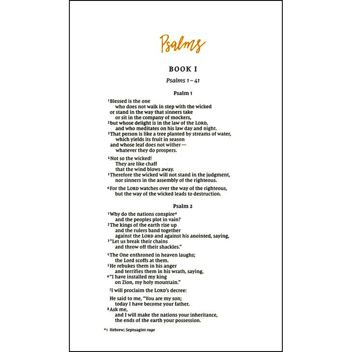 NIV Beautiful Word Bible Journal Psalms (Comfort Print)(Paperback)