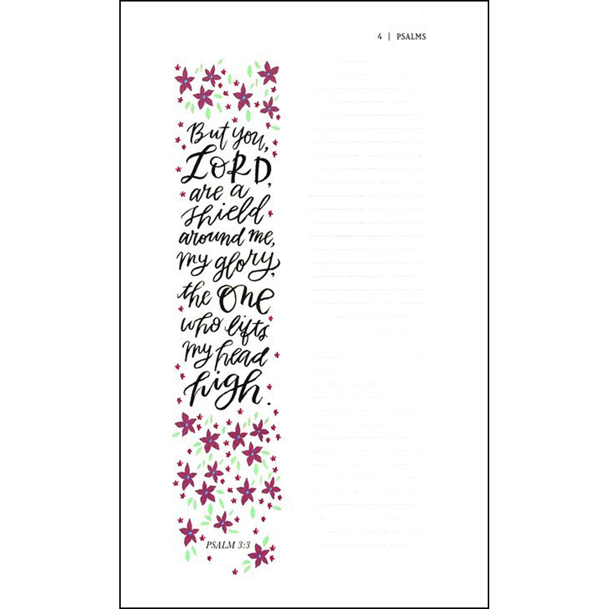 NIV Beautiful Word Bible Journal Psalms (Comfort Print)(Paperback)