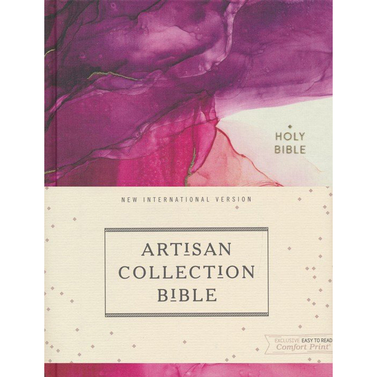 NIV Artisan Collection Bible Red Letter Pink Art (Comfort Print)(Hardcover)